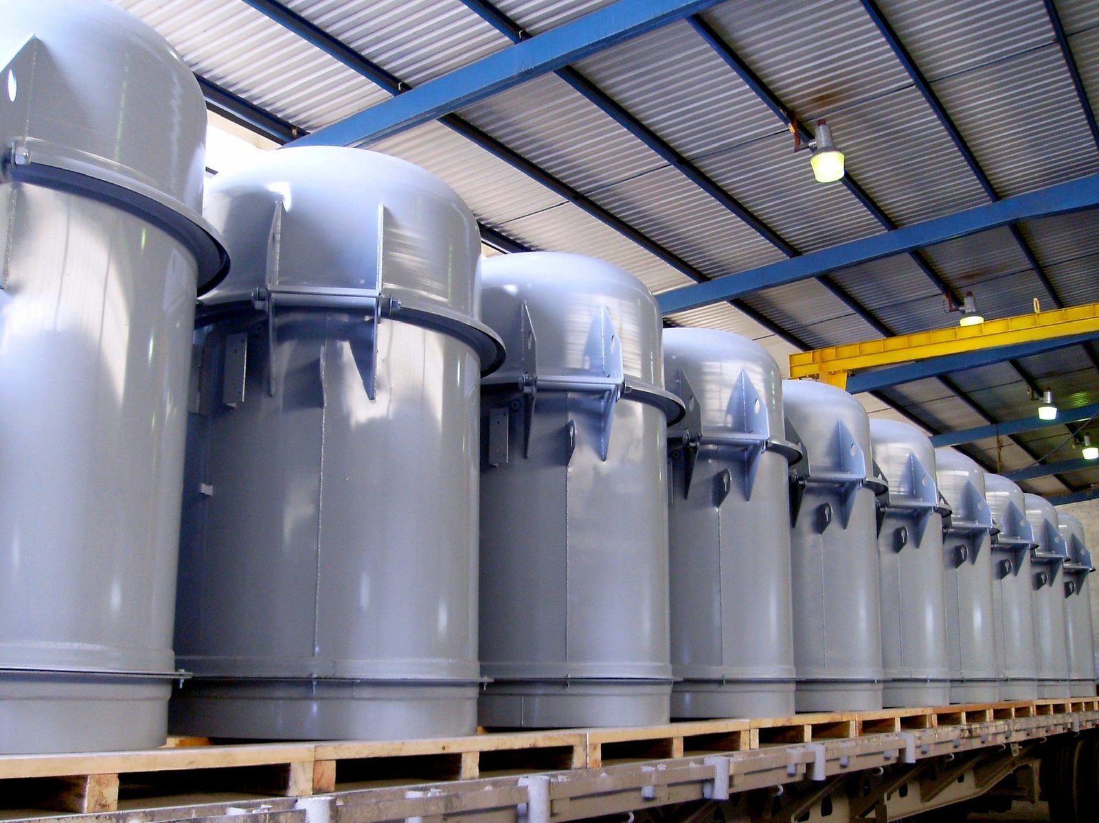 Producción seriada de recipientes industriales
